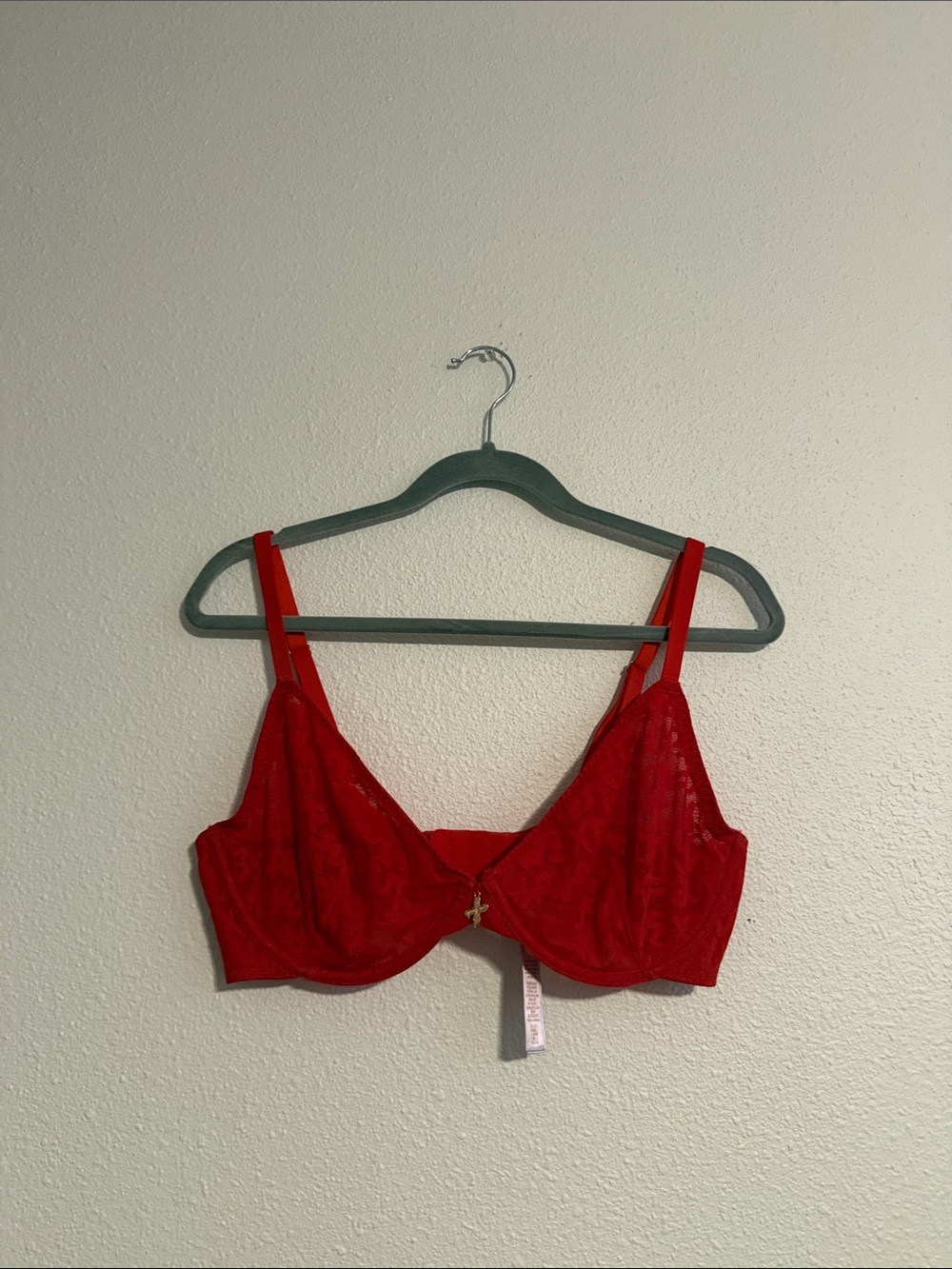 Savage x Fenty Unlined Red Bra - Picture 2 of 6